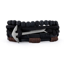 Load image into Gallery viewer, Vintage Leaf Feather Skeleton Owl Multilayer Leather Mixs Men Wristbands