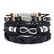 Load image into Gallery viewer, LETAPI 4Pcs Set Gothic Punk Skull wristband