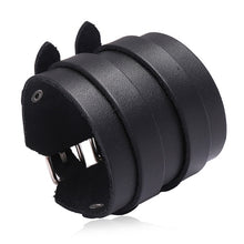 Load image into Gallery viewer, KOTik 2022 New Fashion Genuine Leather Wide Cuff Bangles Punk Vintage