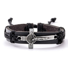 Load image into Gallery viewer, 30 Styles Mix Men Bracelets Vintage Single layer Leather Braid Wristbands