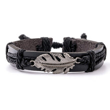Load image into Gallery viewer, 30 Styles Mix Men Bracelets Vintage Single layer Leather Braid Wristbands