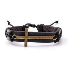 Load image into Gallery viewer, 30 Styles Mix Men Bracelets Vintage Single layer Leather Braid Wristbands