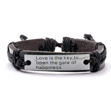 Load image into Gallery viewer, 30 Styles Mix Men Bracelets Vintage Single layer Leather Braid Wristbands