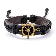 Load image into Gallery viewer, 30 Styles Mix Men Bracelets Vintage Single layer Leather Braid Wristbands