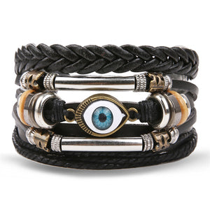 IFMIA Vintage Bohemia Beads Leather wristband