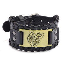 Load image into Gallery viewer, Mens Nordic Viking Wristband
