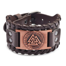 Load image into Gallery viewer, Mens Nordic Viking Wristband
