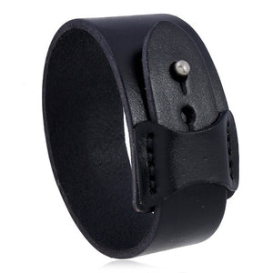 LETAPI Fashion Wide Genuine Leather Bracelet