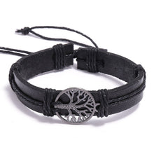 Load image into Gallery viewer, 30 Styles Mix Men Bracelets Vintage Single layer Leather Braid Wristbands
