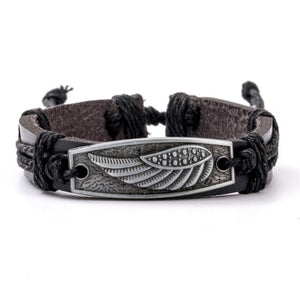 30 Styles Mix Men Bracelets Vintage Single layer Leather Braid Wristbands